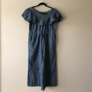 DRA blue chambray jumpsuit